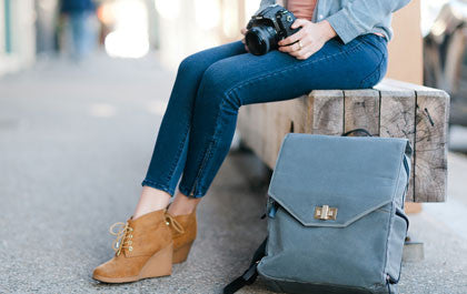 Jo Totes Camera Bag Review: The Gracie in Butterscotch - Snap Happy Mom